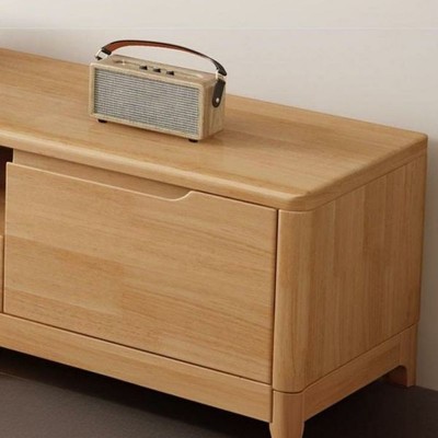 Picture of Almora TV Unit – NaturalWood with Drawers & Scandinavian Style