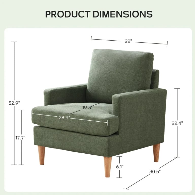 Picture of Petite Armchair - Natural Wood.