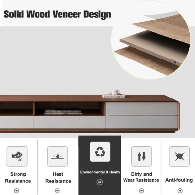 Picture of Ventro  TV Unit – Natural Wood with Ample Storage