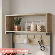 Gussi – Kitchen Stand Made of Wood and Metal