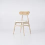 Picture of Elin Rattan Frame Chair – Boho Simplicity in Natural Wood