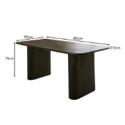 Picture of Zano Modern Natural Wood Dining Table