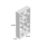 senui Geometric Bookcase