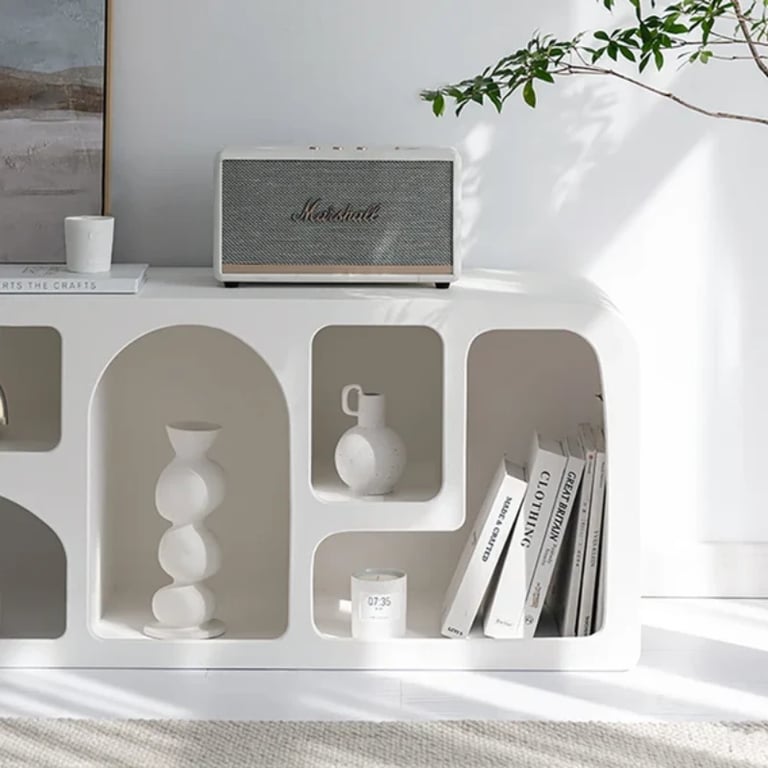 Picture of Silven Modular TV & Bookcase Unit – Natural Wood