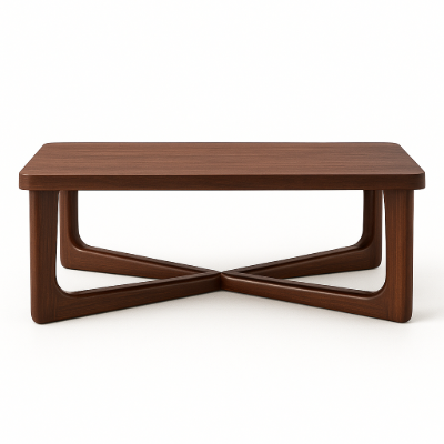 Picture of Lunvi Natural Wood Coffee Table – Scandinavian Inspired Design