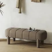 Arden – Upholstered Bench with Soft Curved Design