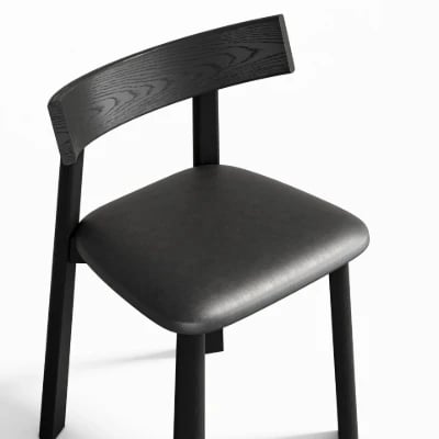 Picture of Kairo Noir Dining Chair – Painted Elegance in Natural Wood