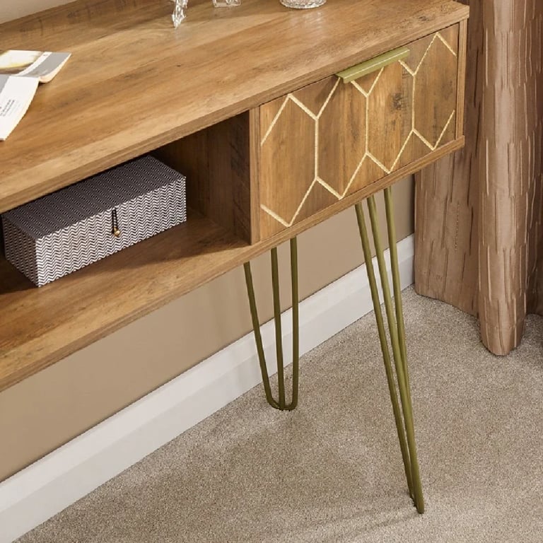Racine Console  - Natural wood.