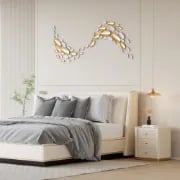 صورة طاولة غرفة نوم خشب طبيعي 3 درج - سيرينفي