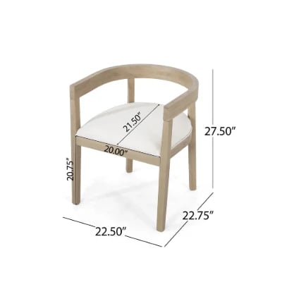 Orin Dining Set – Modern Design | Natural Wood