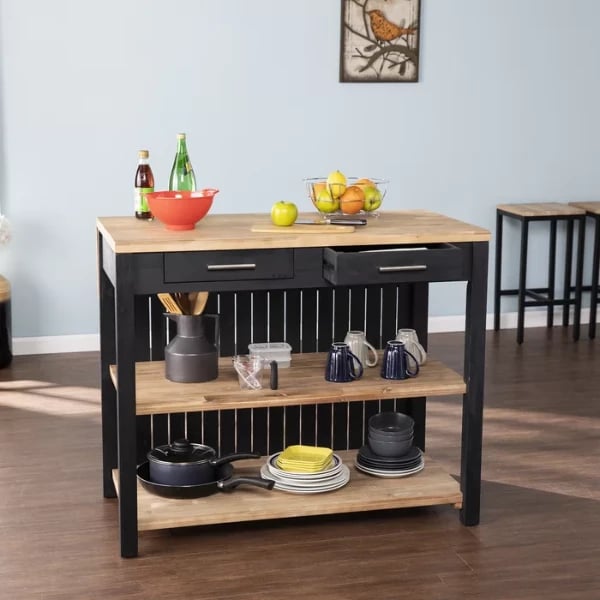 Cusin Kitchen Island With Storage