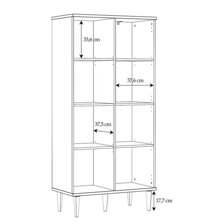 Picture of Roma Wardrobe Natural wood with Rattan