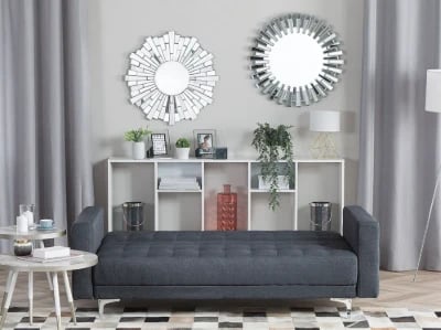 Velena – Modern Convertible Sofa with Metal Legs