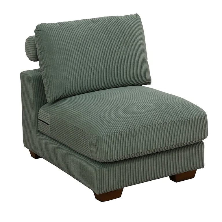 Picture of Veloro U-Shaped Sectional Sofa –  Natural Wood Base