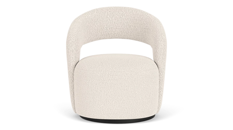 Picture of Patchie Patchwork Accent Chair – Soft Upholstery with Natural Wood Base