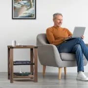 Picture of Celia - Natural wood Side table