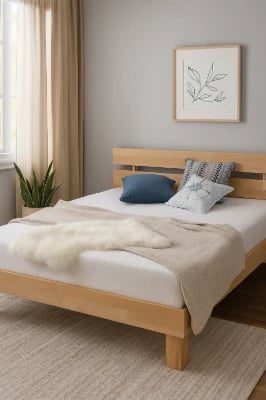 Picture of Kano – Natural Wood Bed