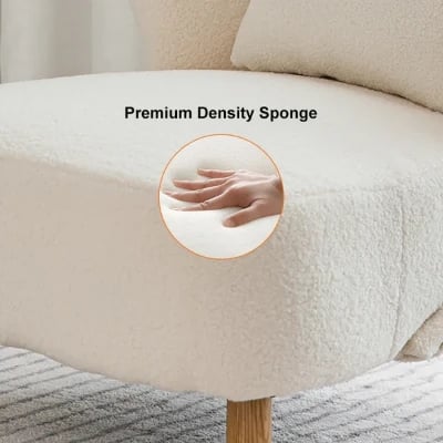 Picture of Arteza Natural Wood Accent Chair – Elegant Design for Any Room