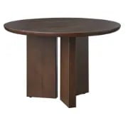 Calma Round Dining Set – Natural Wood