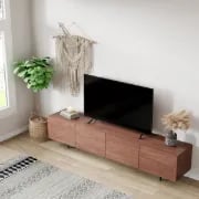 Picture of Avento Longline TV Unit – Natural Wood, 4 Doors