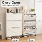 Blanxer – Modern Natural Wood Shoe Cabinet