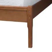 Picture of Marissa Natural Wood Bed with Curved Headboard