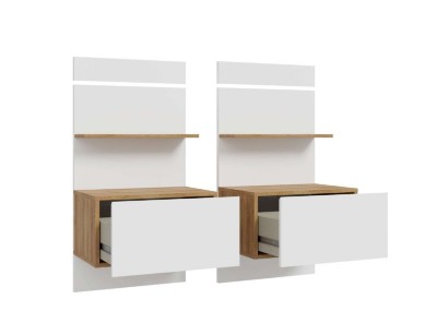 صورة سولانا طقم غرفة نوم مودرن – خشب طبيعي