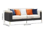 Picture of Mass Leather Sofa 3-seater