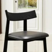 Picture of Kairo Noir Dining Chair – Painted Elegance in Natural Wood