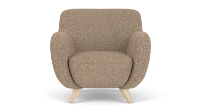 صورة كرسي لوڤيا المُدمج – خشب طبيعي بانحناءات ناعمة