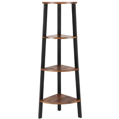 Drumm – Modern Natural Wood Corner Shelf