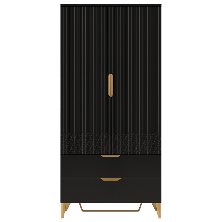 Picture of Mavina Modern Tall Wardrobe with Storage