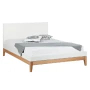 Picture of Lunor Natural Wood Minimalist Bed