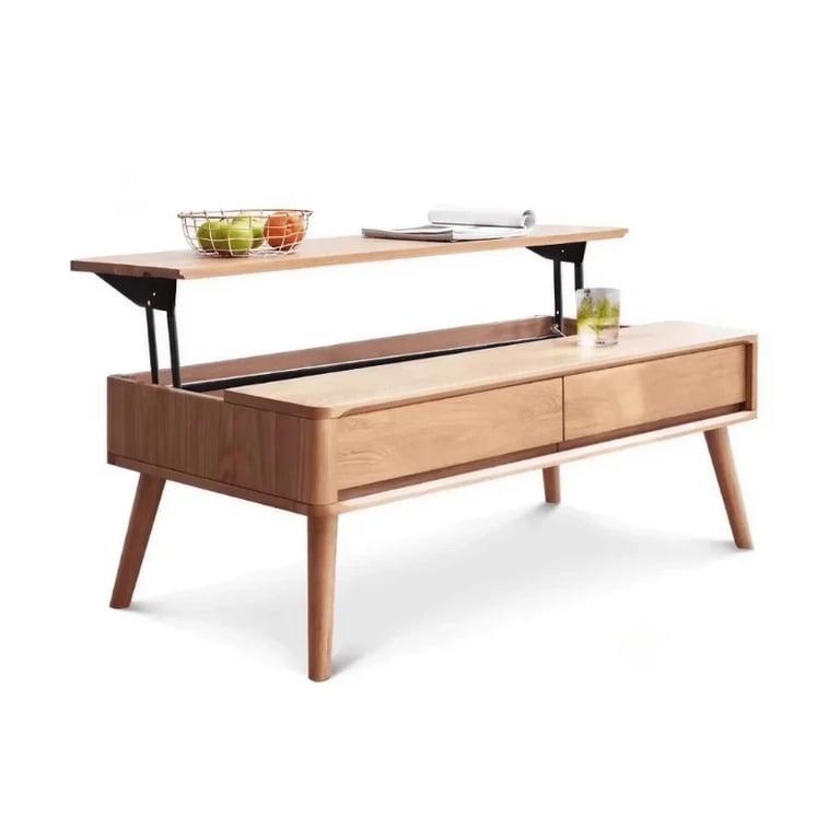 Picture of Malibu Lift-Top Coffee Table – Natural Wood & Multi-Functional Design