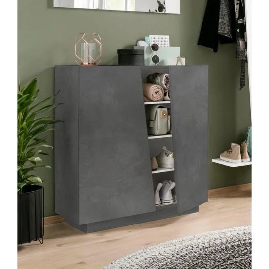 Picture of Ajena Shoe Storage Cabinet - Grey