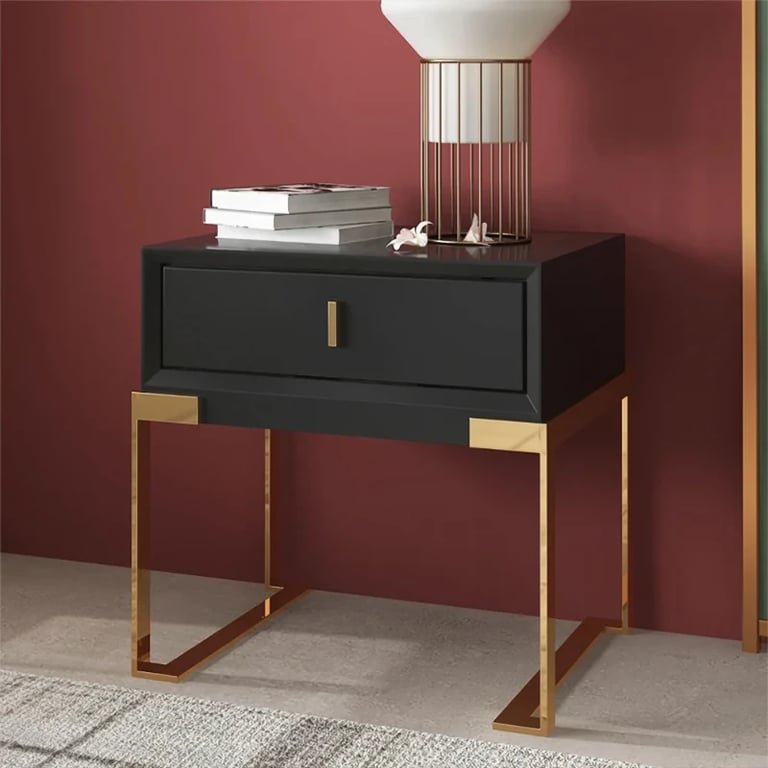 Picture of Walkie Modern Black nightstand