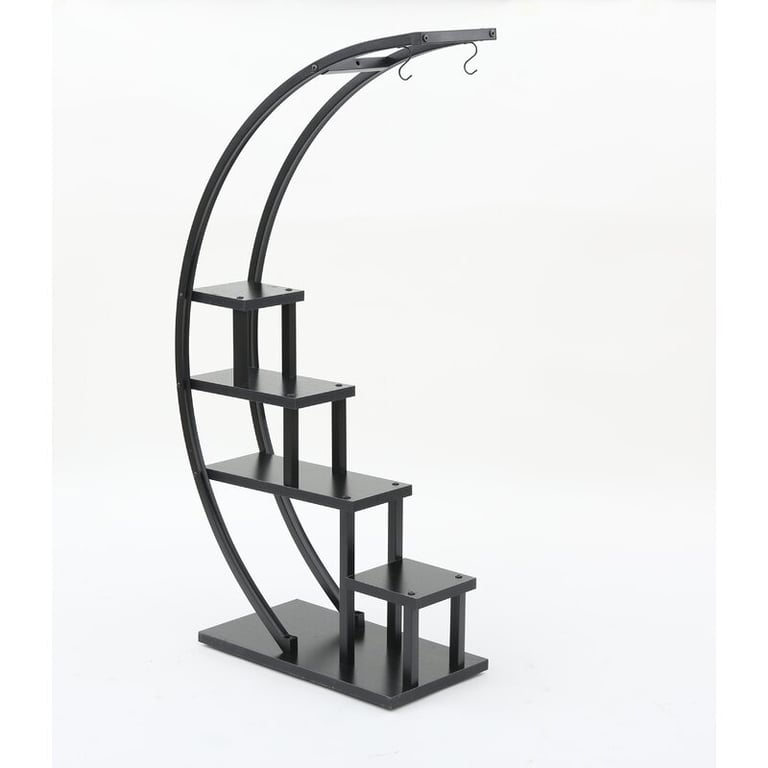 Industrial Multi-Purpose Curved Display Shelf For Home