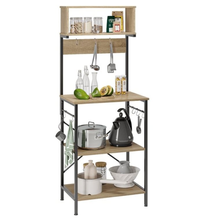 Gussi – Kitchen Stand Made of Wood and Metal