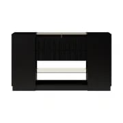 Picture of Lunara – Natural Walnut Wood Storage Cabinet with 3 Drawers