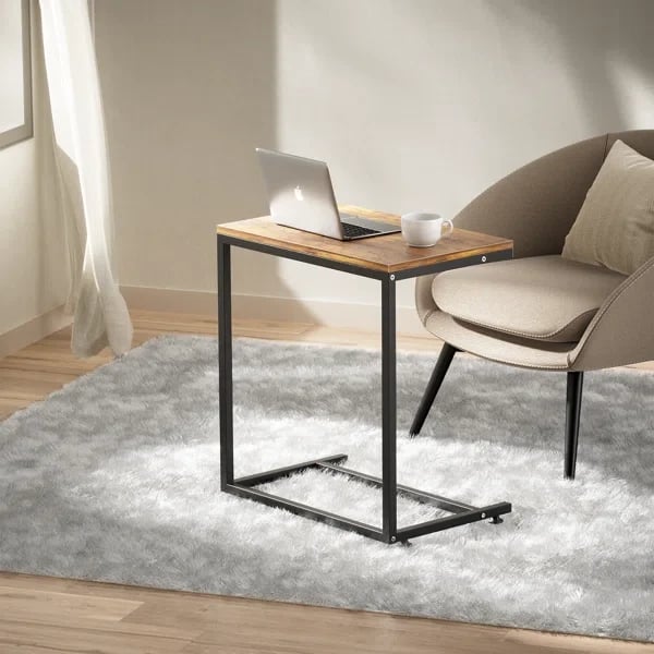 Laky Natural wood Side table