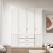 Picture of Lolly elegant wardrobe with shelves and drawers