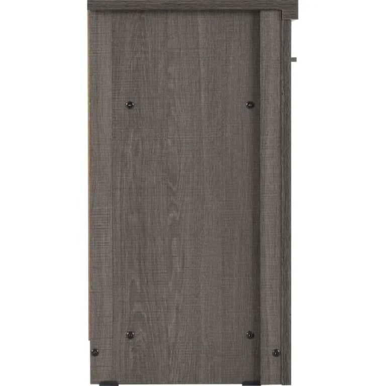 صورة چيرال مقعد تخزين أسود - جلد طبيعي