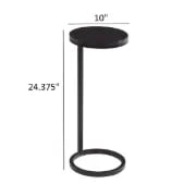 صورة طاولة جانبية خشب طبيعي -هيلمت