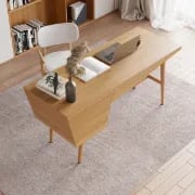 Picture of Sereni – Natural Wood Desk with 2 Drawers