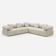 Jekaz Natural Wood Living Set