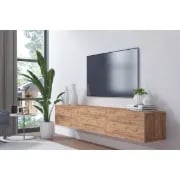 Picture of Avian Wall Mounted TV Stand – Natural Wood