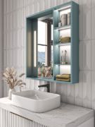 Picture of Cavea – Smart LED Bathroom Mirror Cabinet with Storage Shelves