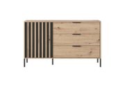 Picture of Sava Natural Wood Bedroom Set – Padded Headboard