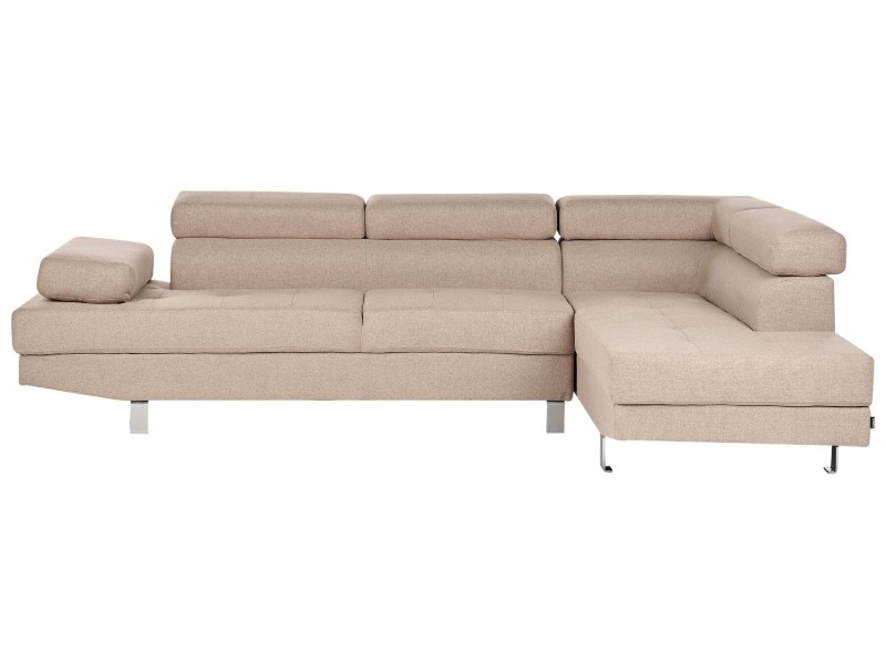 Picture of Norrea Corner Sofa – Natural Wood Frame with Adjustable Headrests