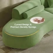 Picture of Elora Velvet Wave Sectional